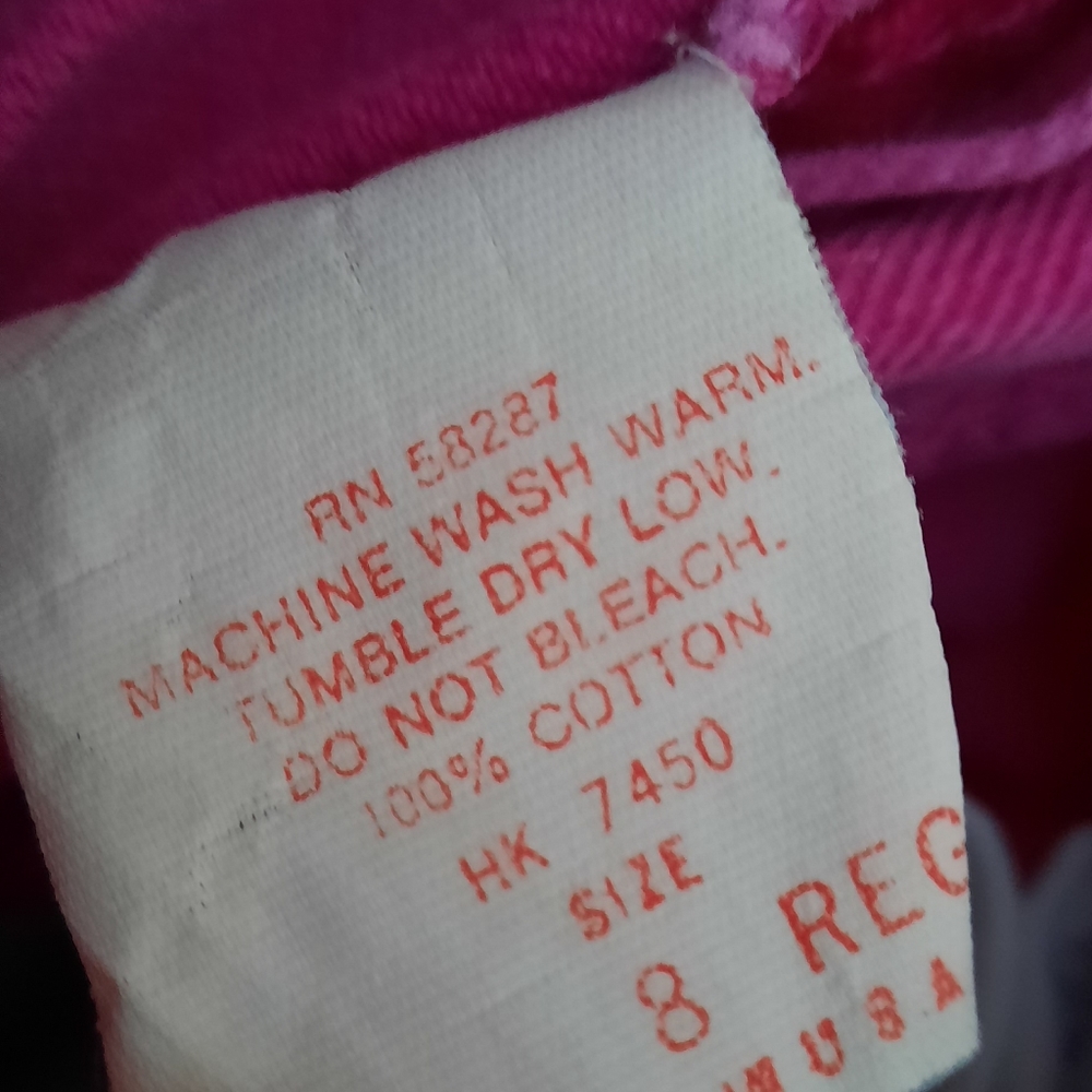 Vintage 80s Girl pink Jean pants - Picture 10 of 11